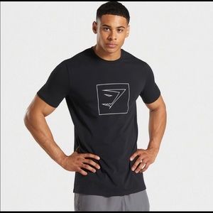 Gymshark Outline T-Shirt - Black